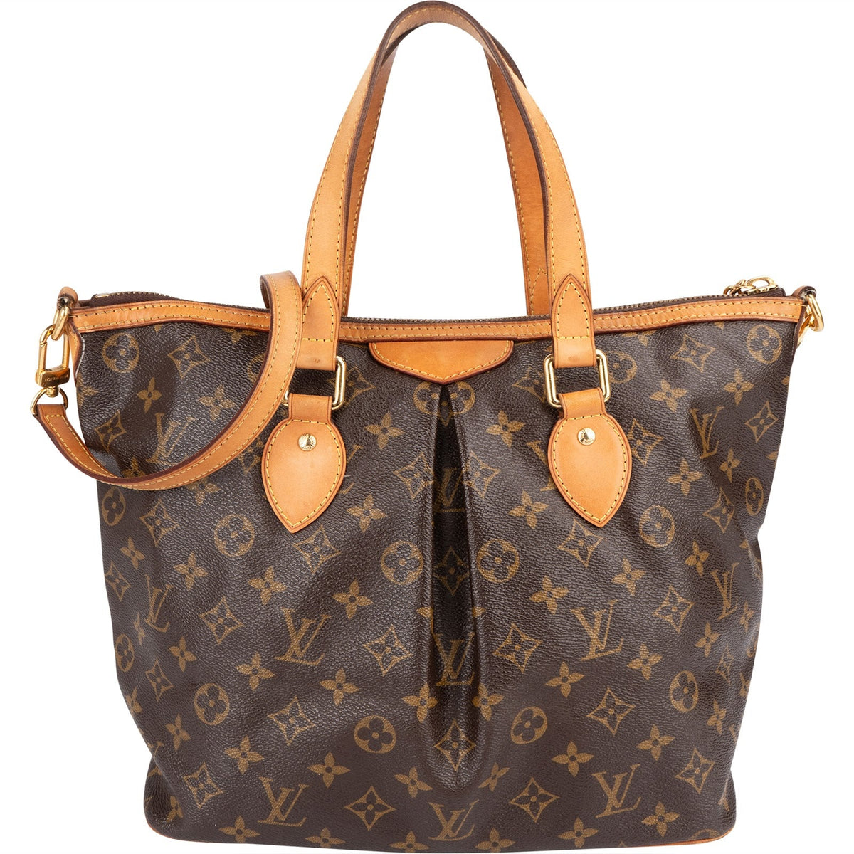 Louis Vuitton Canvas Monogram Palermo PM Handbag