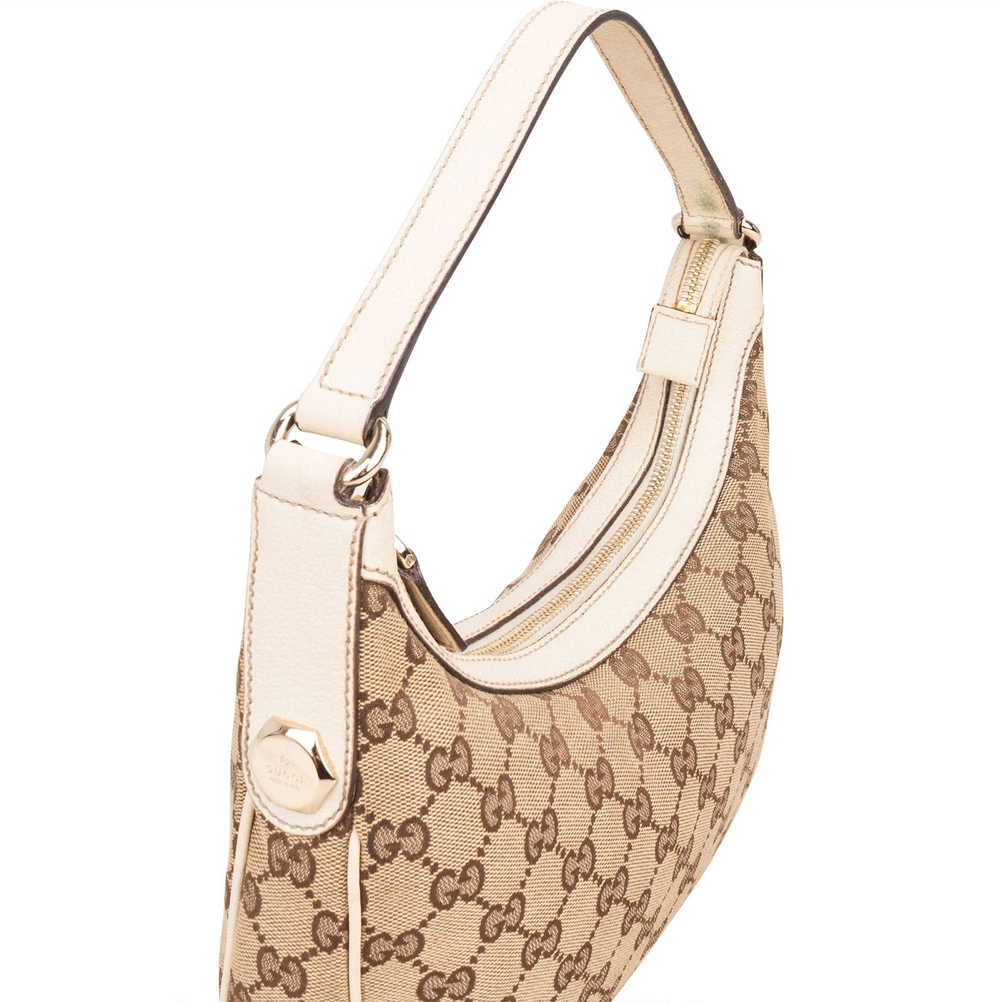 Gucci Monogram GG Canvas Small Hobo Shoulder Bag