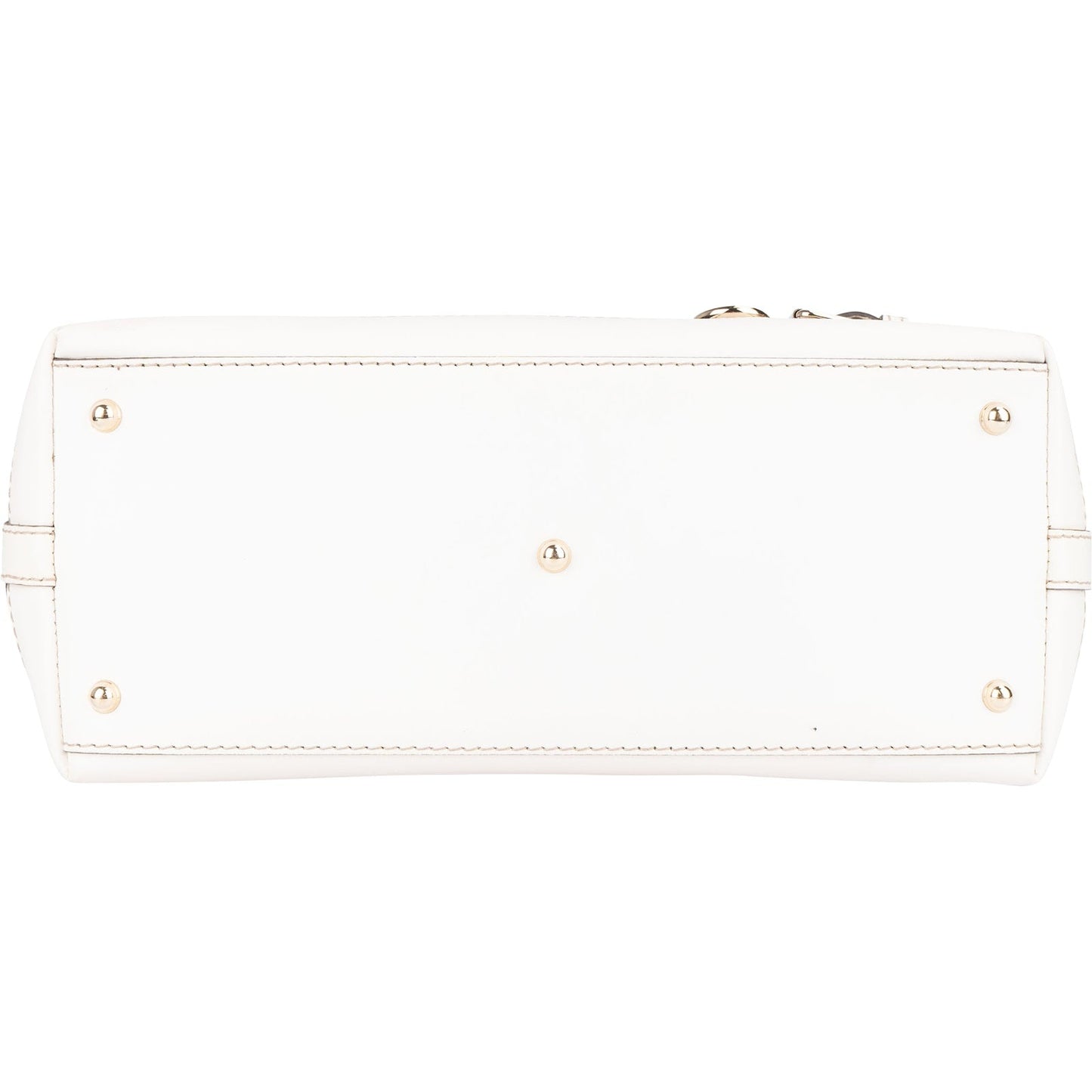 Gucci Monogram GG Canvas Sherry Line White Tote Shoulder Bag
