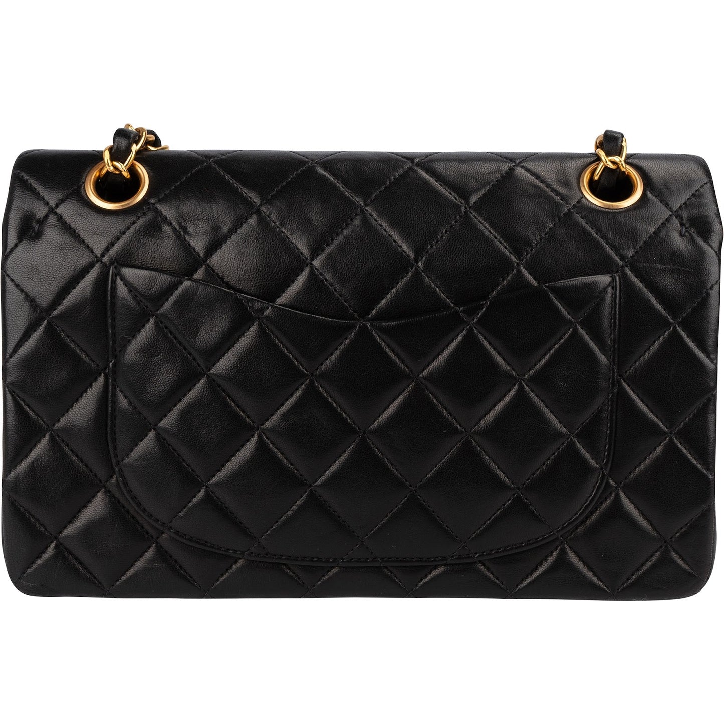 Chanel Quilted Lambskin 24K Small Double Flap Shoulder Bag