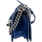 Chanel Blue Velvet Medium Boy Crossbody Bag
