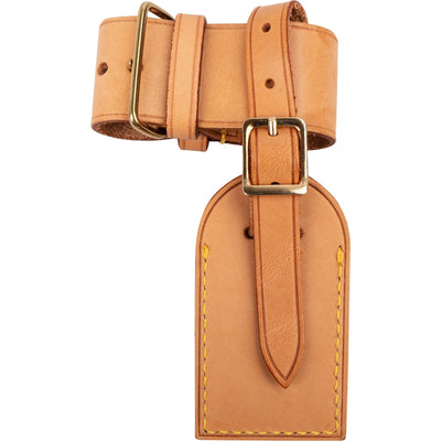 Louis Vuitton Vachetta Leather Luggage Tag Set
