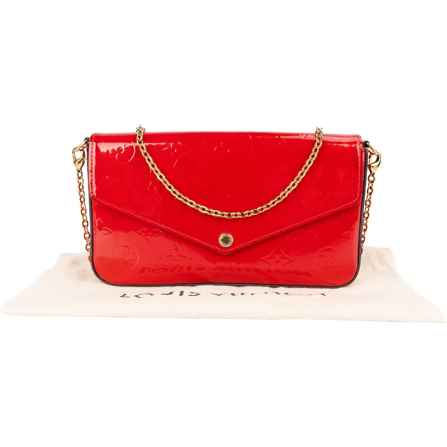Louis Vuitton Monogram Vernis  Pochette Félicie Crossbody Bag