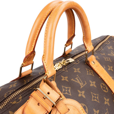 Louis Vuitton Monogram Canvas Keepall 55 Travel Bag