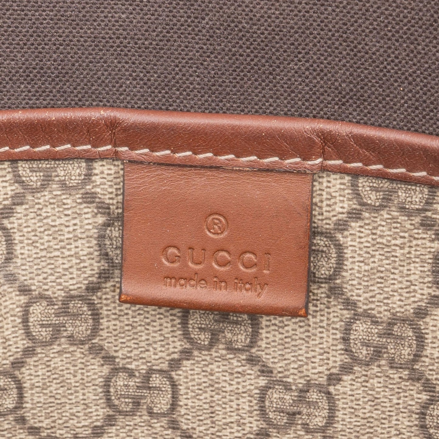 Gucci Monogram GG Supreme Web Tote Handbag