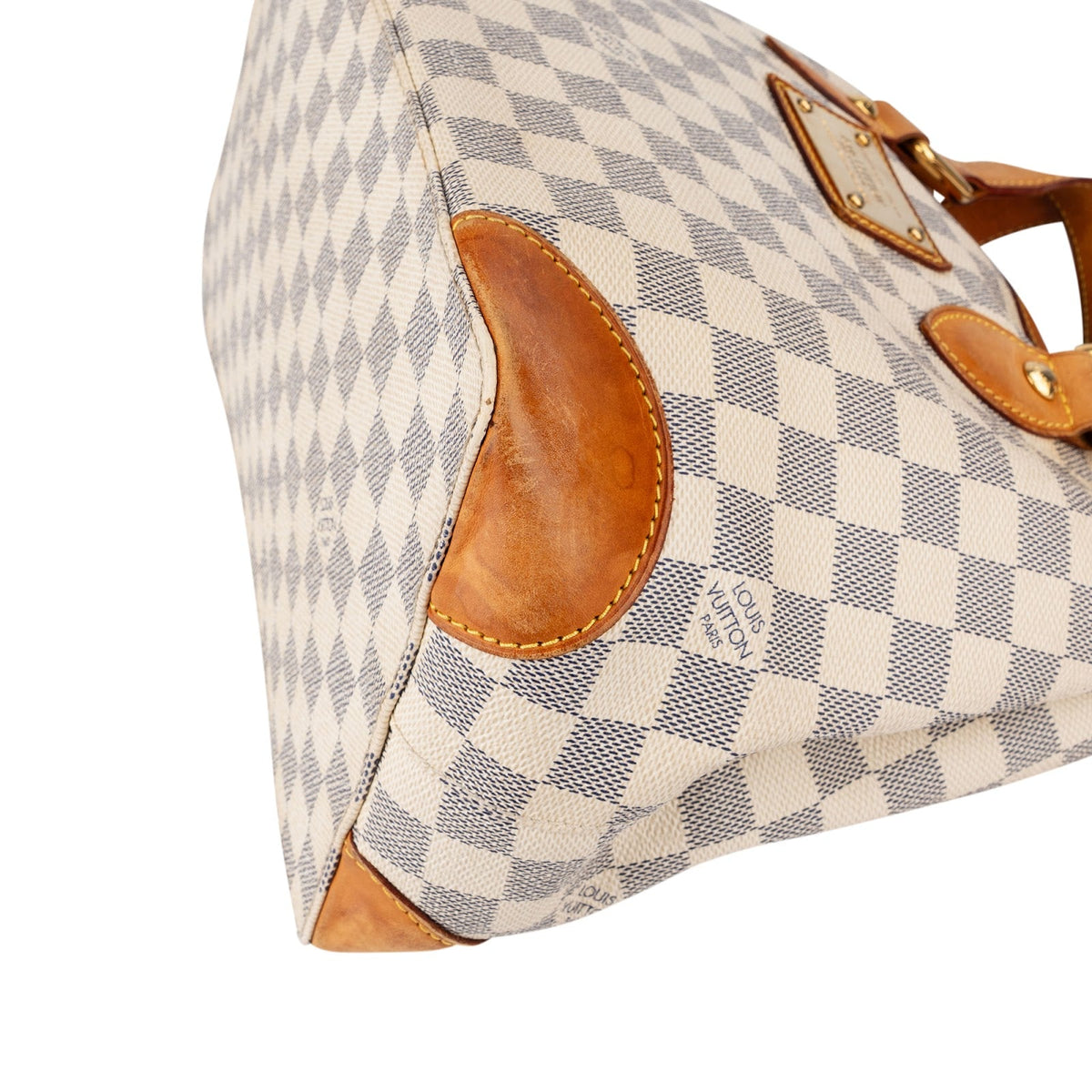 Louis Vuitton Hampstead PM aus Damier Azur Canvas – Ansicht 7