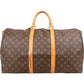 Louis Vuitton Monogram Canvas Keepall 50 Bandoulière Travel Bag