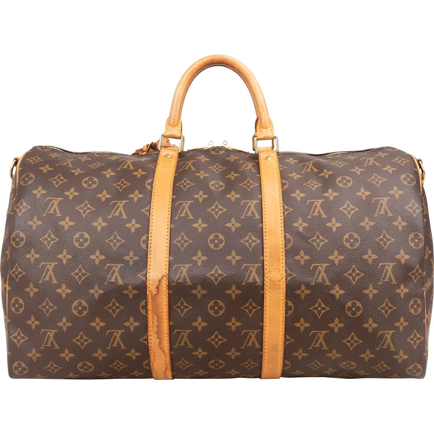 Louis Vuitton Monogram Canvas Keepall 50 Bandoulière Travel Bag