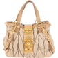 Miu Miu Quilted Fabric City Handbag