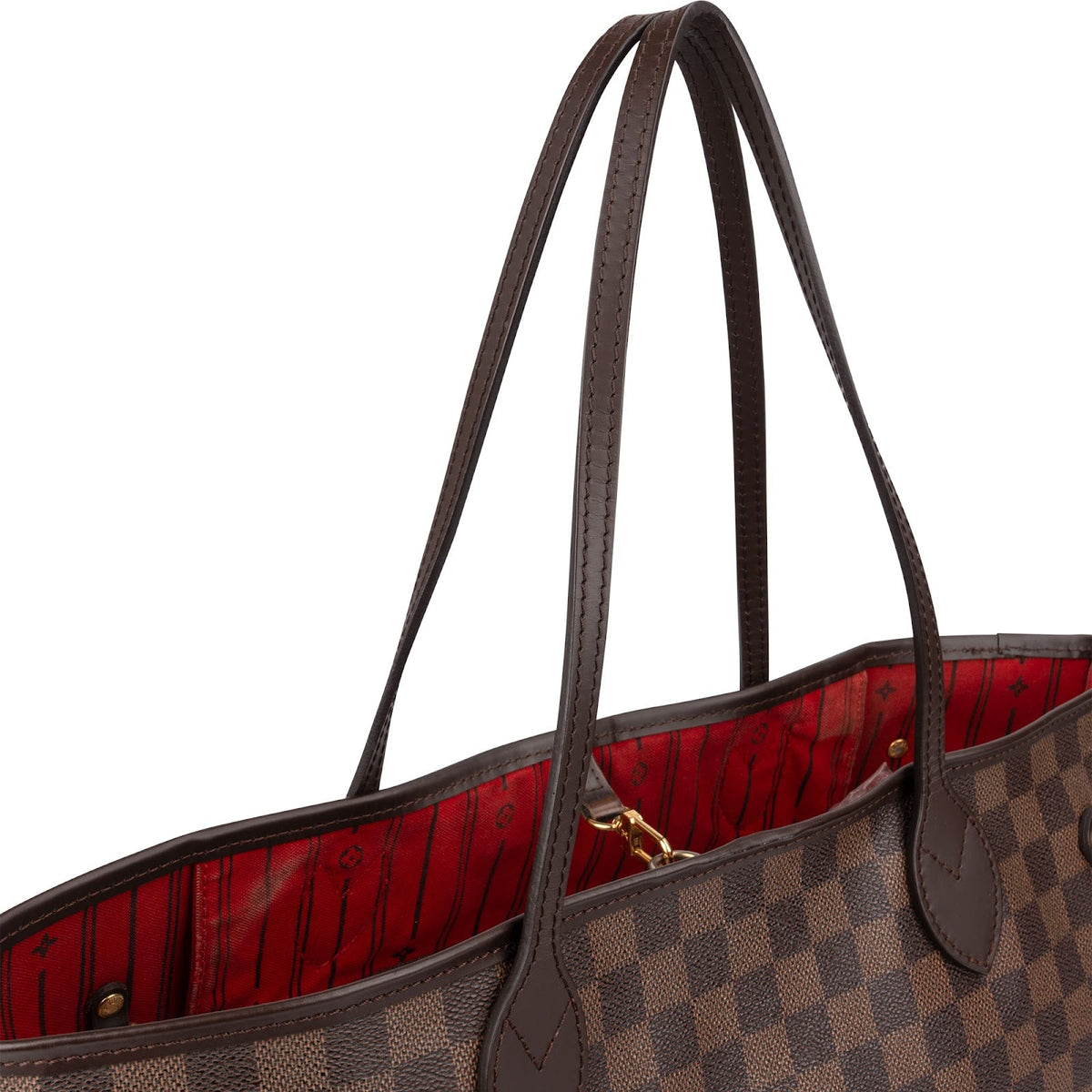Louis Vuitton Neverfull MM aus Damier Ebene Canvas – Ansicht 3
