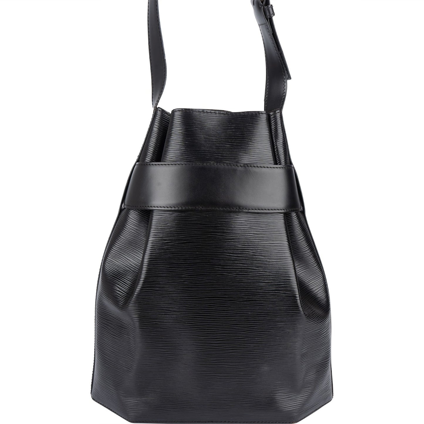Louis Vuitton Noir Epi Leather Sac d'Epaule Shoulder Bag