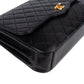 Chanel Quilted Lambskin 24K Gold Single Flap Crossbody Bag