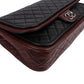 Chanel Quilted Lambskin Bicolor Jumbo Single Flap Shoulder Bag
