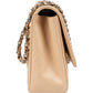 Chanel Quilted Caviar Leather Palladium Jumbo Single Flap Crossbody Bag