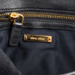 Miu Miu Quilted Leather Studded Turnlock Flap Shoulder Bag