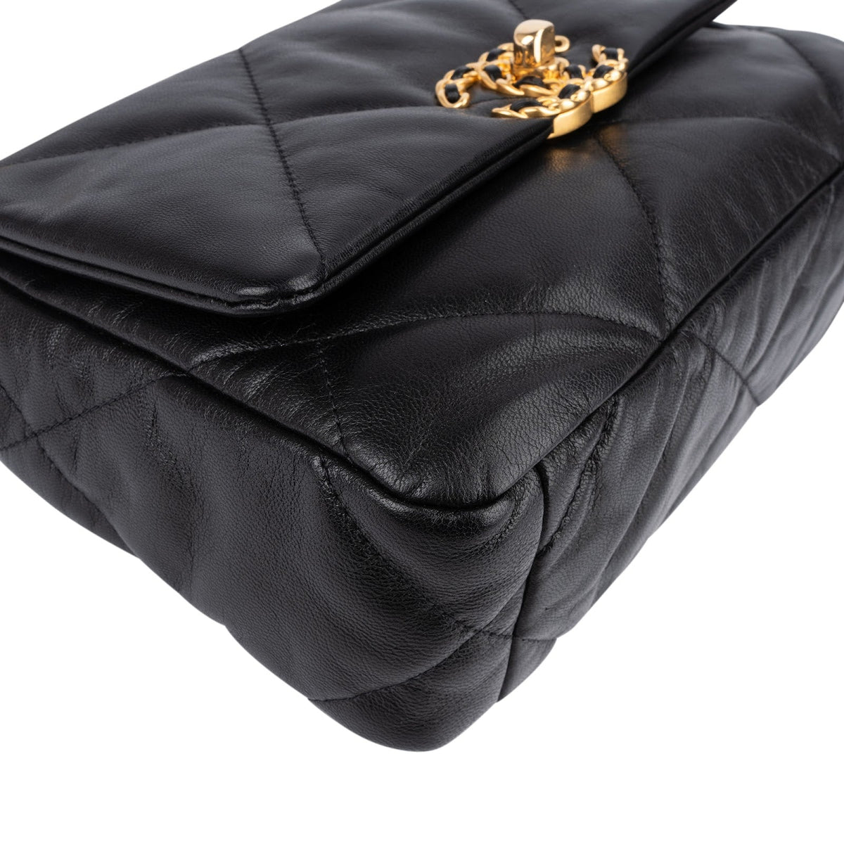 Chanel 19 Quilted Lambskin Single Flap Crossbody Bag
