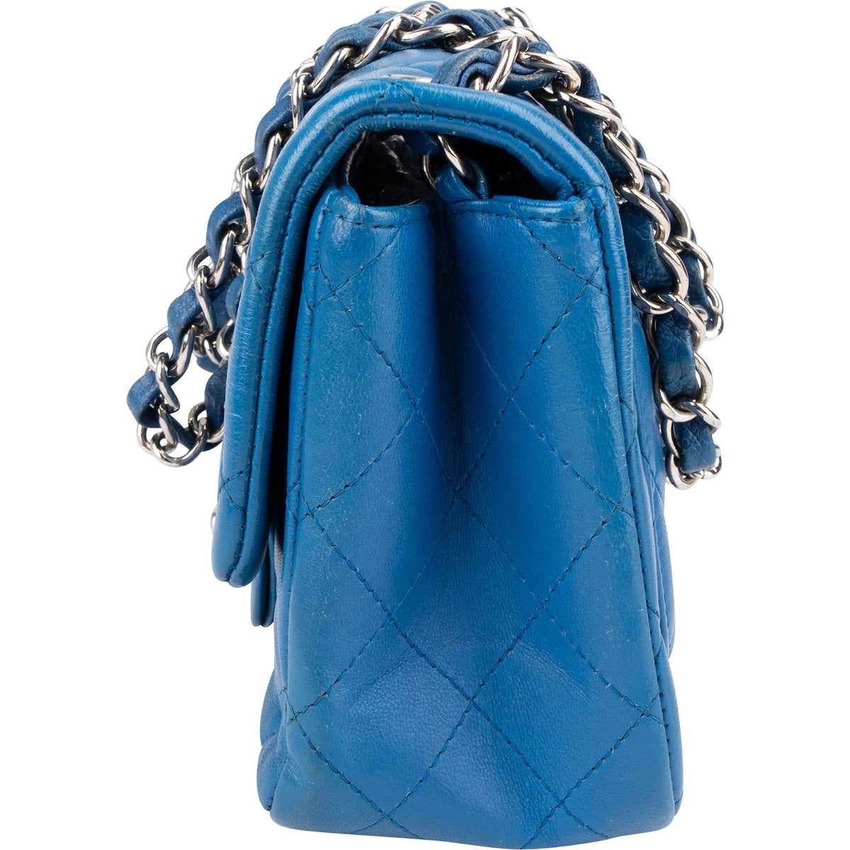 Chanel Lammleder Mini Square Single Flap Umhängetasche, Bild 5 von 14