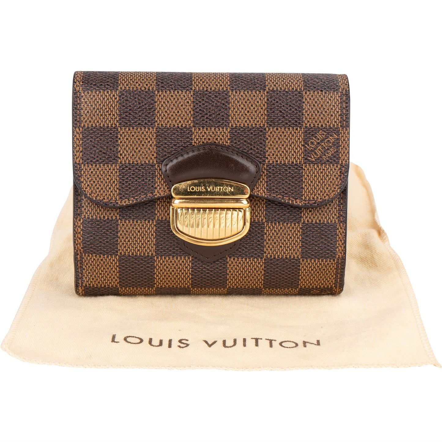 Louis Vuitton Monogram Damier Ebene Koala Compact Wallet