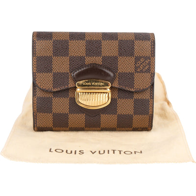 Louis Vuitton Monogram Damier Ebene Koala Compact Wallet