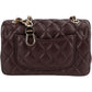Chanel Quilted Lambskin Extra Mini Miniatur Double Flap Pendant Bag