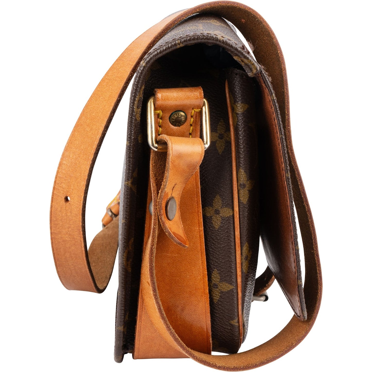 Louis Vuitton Monogram Canvas Cartouchiere MM Crossbody Bag