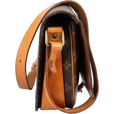 Louis Vuitton Monogram Canvas Cartouchiere MM Crossbody Bag