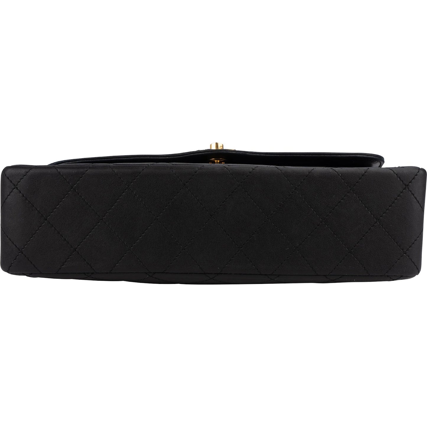 Chanel Quilted Lambskin Bicolor Double Flap Shoulder Bag