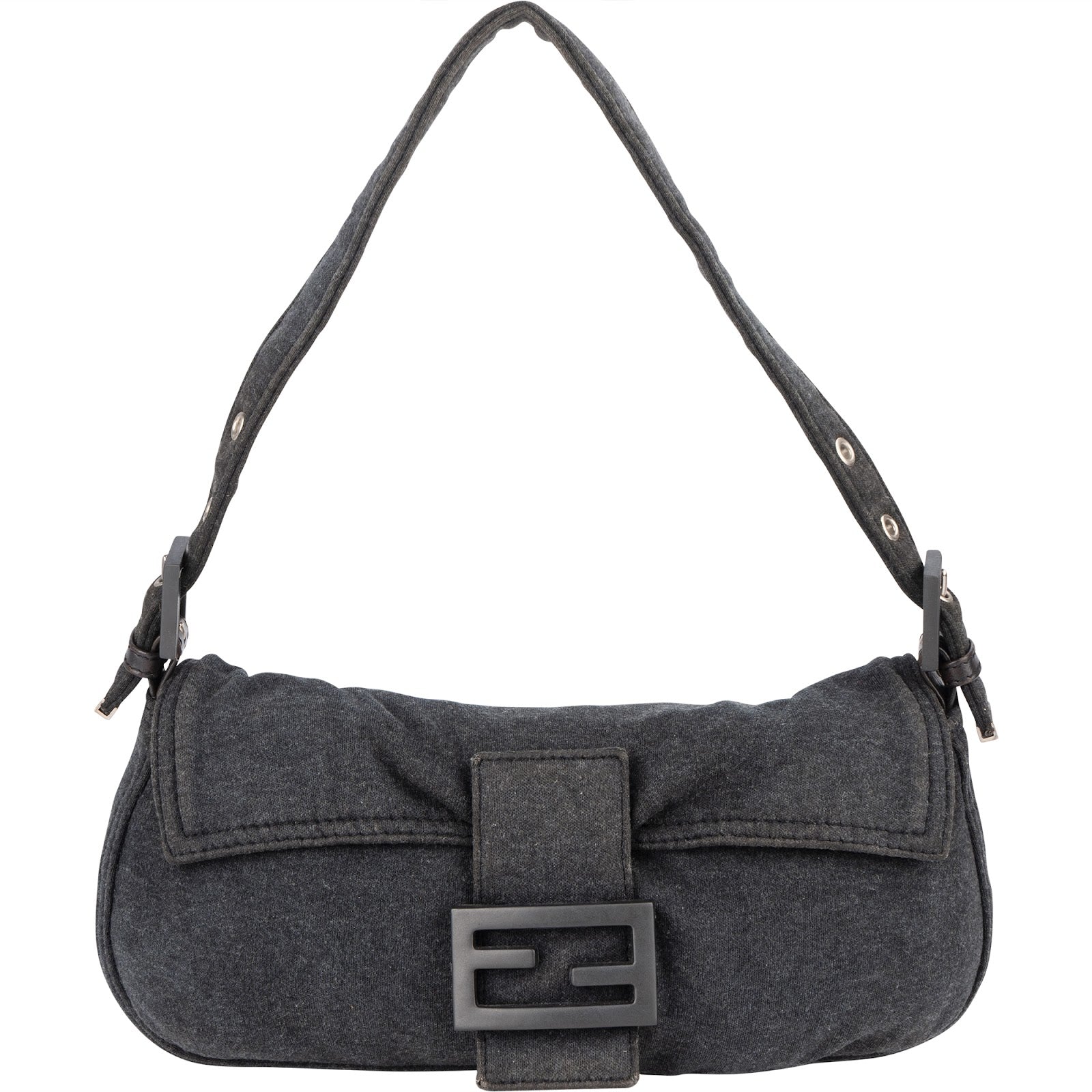 Fendi Jersey Baguette Shoulder Bag