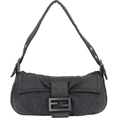 Fendi Jersey Baguette Shoulder Bag