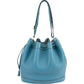 Hermès Blue Jean Togo Leather Market Bucket Shoulder Bag