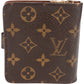 Louis Vuitton Monogram Canvas Compact Zip Wallet