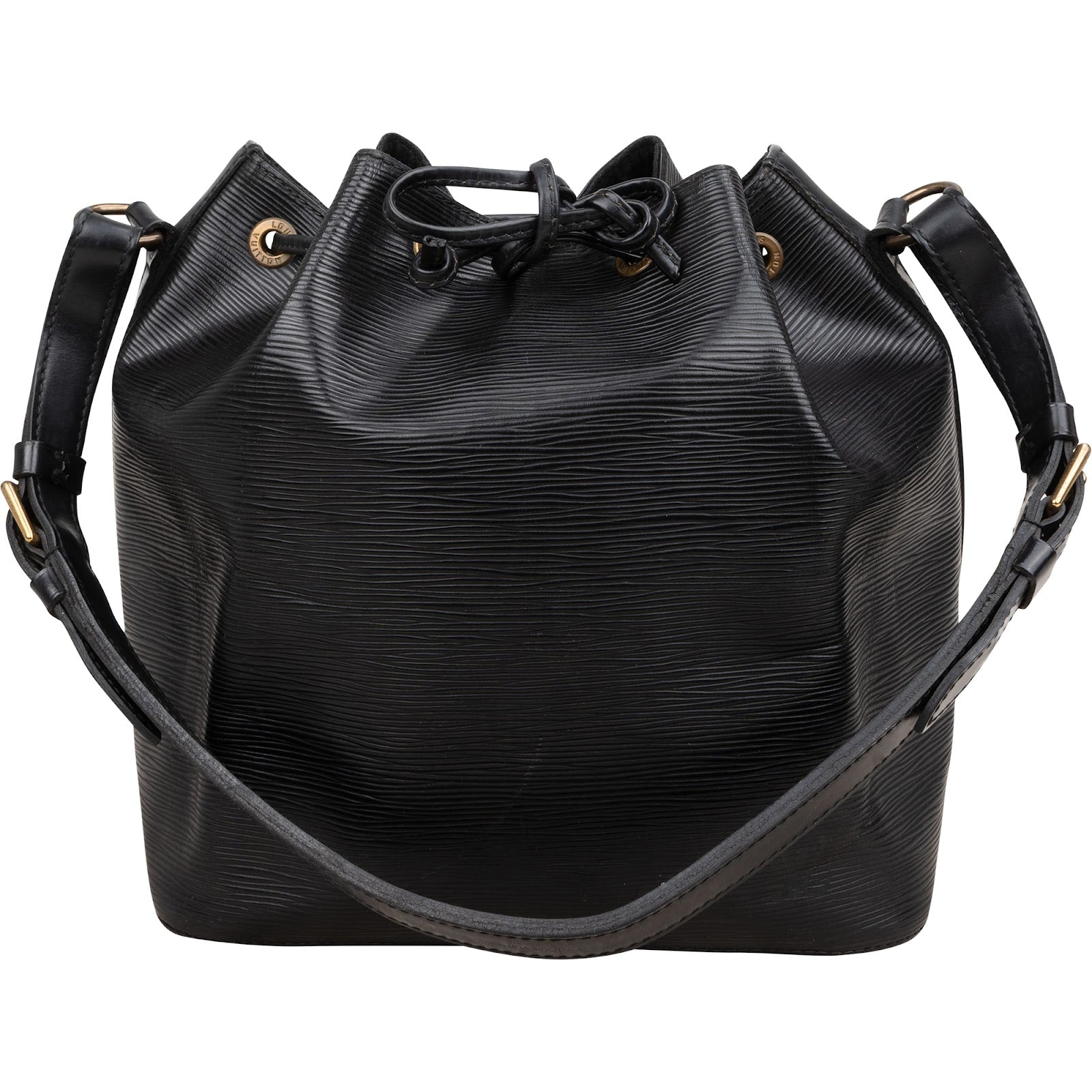 Louis Vuitton Noir Epi Leather Sac Noé Petit Shoulder Bag