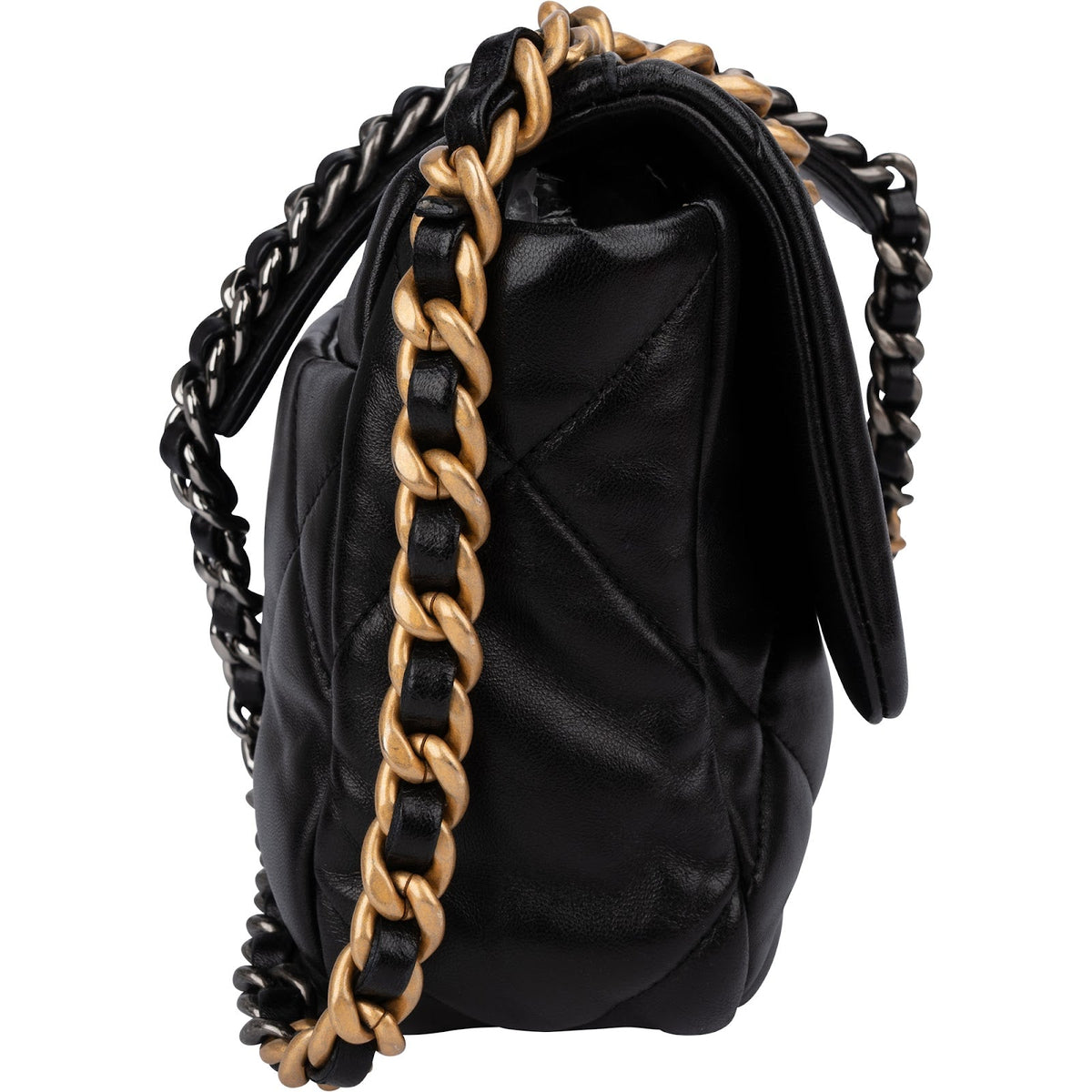 Chanel 19 Quilted Lambskin Single Flap Crossbody Bag