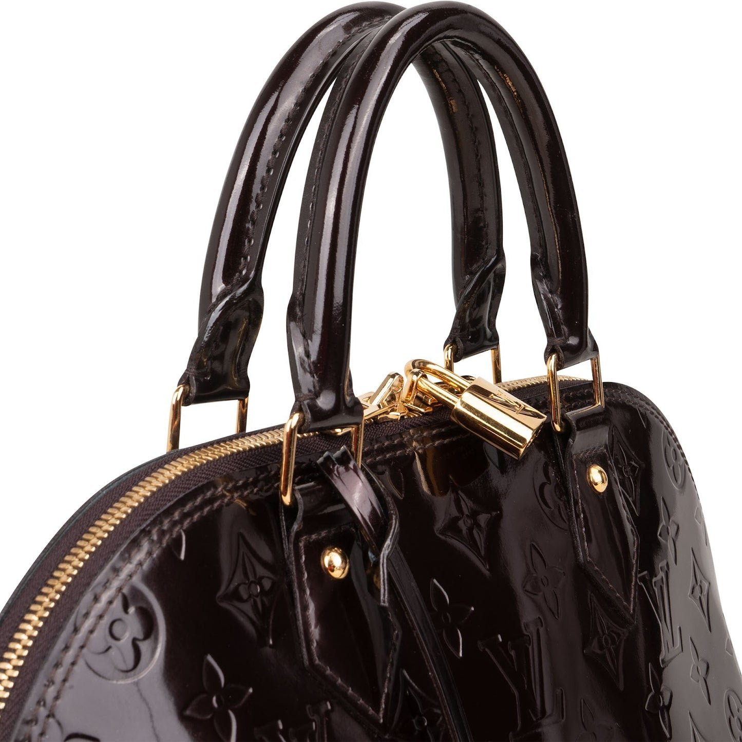 Louis Vuitton Monogram Vernis Leather Alma PM Handbag