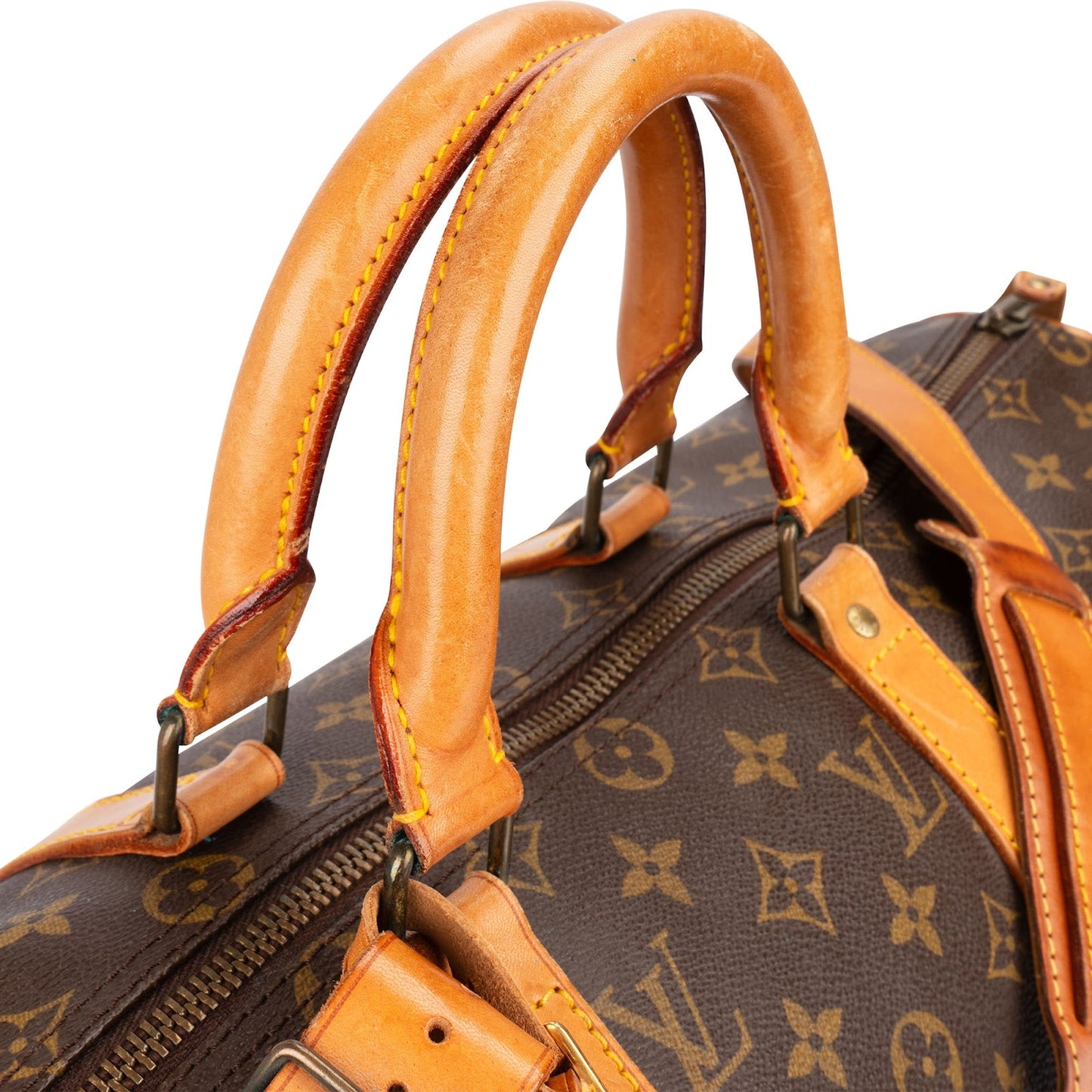 Louis Vuitton Monogram Canvas Keepall 50 Bandoulière Travel Bag