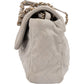 Chanel Quilted Nubuc Easy Single Flap Shoulder Bag