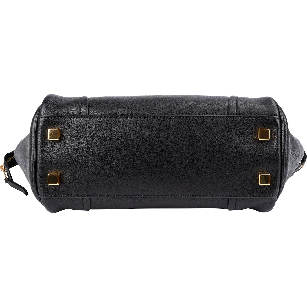 Celine Grained Calfskin Luggage East West Nano Handbag