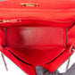 Hermès Rouge Courchevel Leather Kelly 32 Handbag