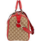 Gucci Monogram GG Canvas Vintage Web Boston Handbag