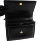 Saint Laurent Black Leather Sunset Medium Crossbody Bag