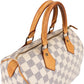 Louis Vuitton Speedy 25 aus Damier Azur Canvas – Ansicht 3