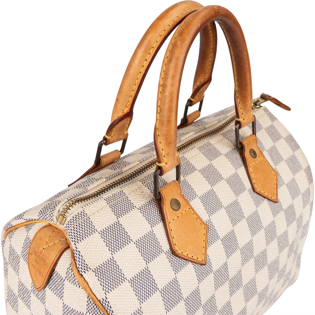 Louis Vuitton Speedy 25 aus Damier Azur Canvas – Ansicht 3