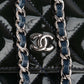 Chanel Quilted Patent Leather Wallet On Chain Crossbody Bag