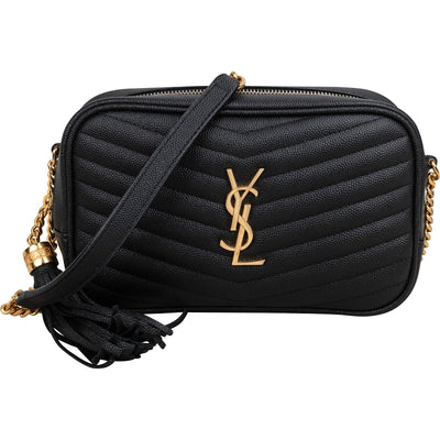 Saint Laurent Quilted Leather Lou Camera Crossbody Bag