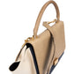 Céline Python Leather Tricolor Trapeze Handbag