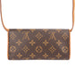 Louis Vuitton Monogram Canvas Twin Pochette PM Crossbody Bag