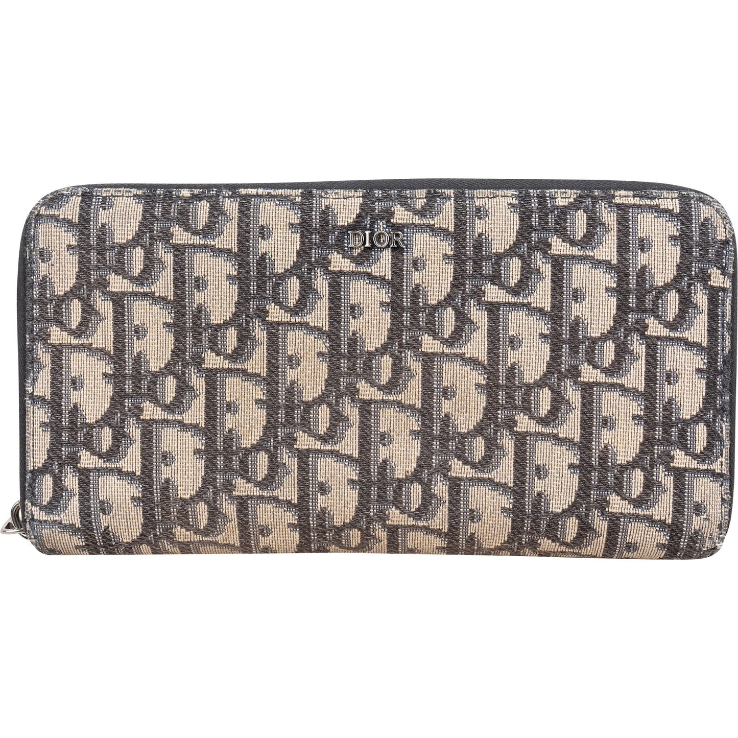 Christian Dior Trotter Monogram Zipped Long Wallet