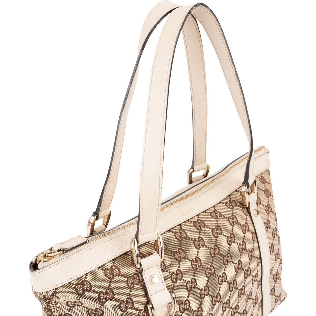 Gucci Monogram GG Canvas Abbey D-Ring Tote Shoulder Bag