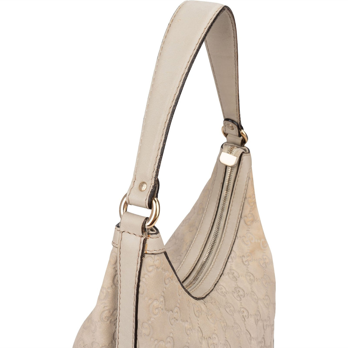Gucci Lovely Heart Hobo aus Guccissima-Leder – Ansicht 2