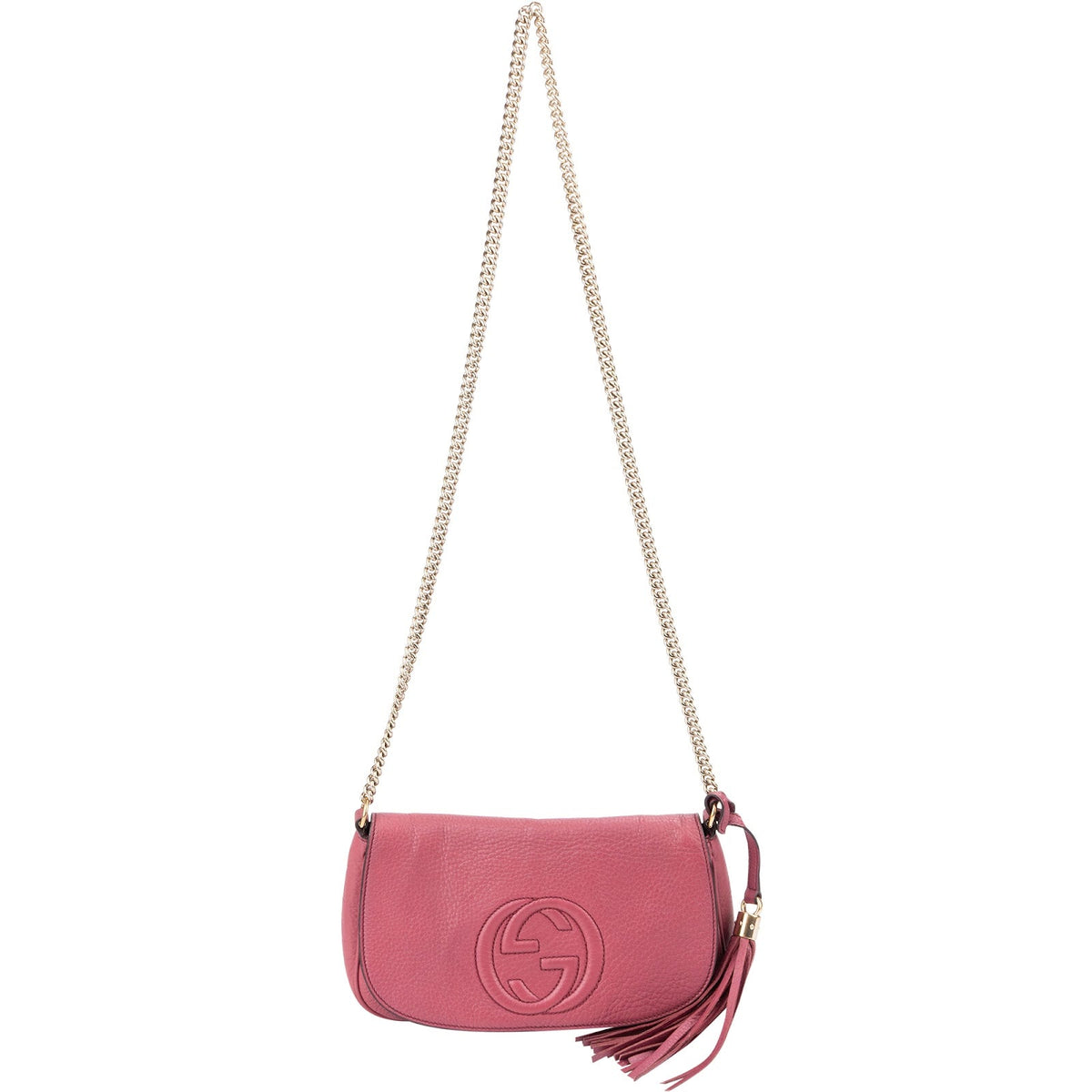 Gucci Leather Soho Chain Crossbody Bag